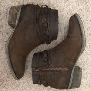 Western ankle booties